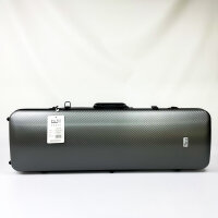 PURE by GEWA Violin Case PS350.186 Polycarbonate 2.4, 79 x 26 x 16 cm, Shaped Case, Grey/Black
