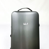 PURE by GEWA Violin Case PS350.186 Polycarbonate 2.4, 79 x 26 x 16 cm, Shaped Case, Grey/Black