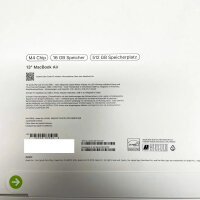 Apple A3240 MacBook Air 13" 2025 M4, 16GB RAM 512GB, QWERTZ, macOS, mit Ladegerät