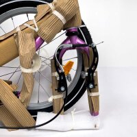 Hiland HHD101PL-16, Kinderfahrrad ,16 Zoll, 4-7 jahre, kinder inseam 45-55 cm, Stützräder Klingel Gepäckträger, Lila