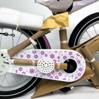 Hiland HHD101PL-16, Kinderfahrrad ,16 Zoll, 4-7 jahre, kinder inseam 45-55 cm, Stützräder Klingel Gepäckträger, Lila