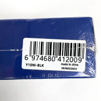YteaTh Y10W, rotierende elektrische Zahnbürste, 5 Putzmodi, IPX7, Schwarz