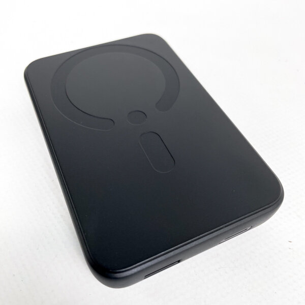 Eissix W16, kabelloses tragbares Ladegerät, Powerbank, 12.000 mAh, Schwarz