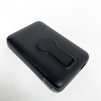 Eissix W16, kabelloses tragbares Ladegerät, Powerbank, 12.000 mAh, Schwarz