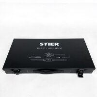 STIER 45-SET HSS M3-12, Thread cutting set (lock is broken) 903685