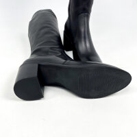 Metisse EL646 womens boots in black leather, size 37