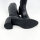 Metisse EL646 womens boots in black leather, size 37