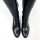 Metisse EL646 womens boots in black leather, size 37