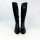 Metisse EL646 womens boots in black leather, size 37