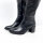 Metisse EL646 Damenstiefel, aus schwarzem Leder, Größe 38