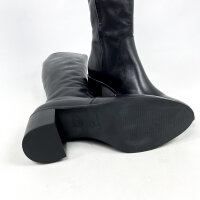 Metisse EL646 Damenstiefel, schwarzes Leder, Größe 39