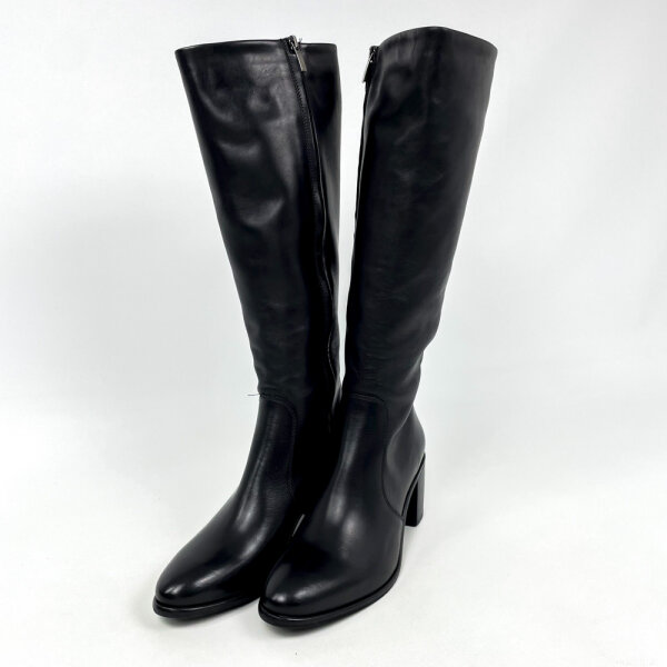 Metisse EL646 Damenstiefel, schwarzes Leder, Größe 41