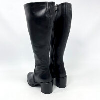 Metisse EL646 Damenstiefel, schwarzes Leder, Größe 41