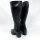 Metisse EL646 Damenstiefel, schwarzes Leder, Größe 41