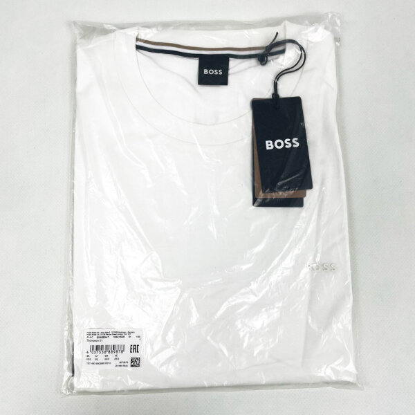 Hugo Boss Thompson 01 Mens T-Shirt, Size XXL, White, Cotton, 50468347