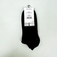 Calvin Klein Mens Sneaker Socks, 3-Pack, EU 43–46, Black, Cotton, 701234366
