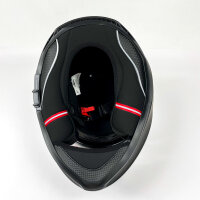 JDC Sabre ECE R22.06, Motorradhelm, Größe L (59-60 cm), Mattschwarz, 2787