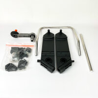 Gardena 2674, metal hose reel 100, robust, coated hose drum, angled connection, drip stop, hand crank