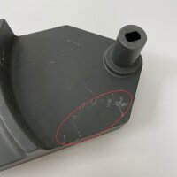 Gardena 2674, metal hose reel 100, robust, coated hose drum, angled connection, drip stop, hand crank