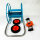 Gardena 2674, metal hose reel 100, robust, coated hose drum, angled connection, drip stop, hand crank
