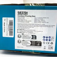 SEESII P6 Akku-Astsäge 6 Zoll Mini-Kettensäge 18,5V 4,0Ah Akku kabellos