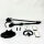 Litheli U20, cordless lawn trimmer, 2 x 20V 2.0Ah batteries, black