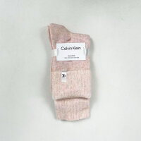 Calvin Klein 701235372 Damen Socken mit Umschlagbündchen One Size Rosa Baumwolle