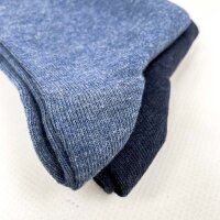 Calvin Klein 701234208 Mens Short Socks, Denim, Cotton, 3-Pack, Size 43–46