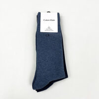 Calvin Klein 701234208 Mens Short Socks, Denim, Cotton, 3-Pack, Size 43–46