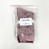Calvin Klein 70123566 Womens Socks One Size Berry Red Combo 4-Pack Material Mix