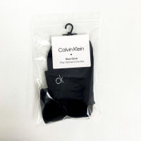 Calvin Klein Womens Short Socks, One Size, Black, 1 Pair, Lyocell, 701235382