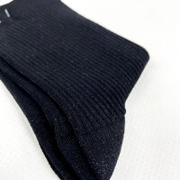 Calvin Klein Womens Short Socks, One Size, Black, 1 Pair, Lyocell, 701235382