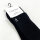 Calvin Klein Womens Short Socks, One Size, Black, 1 Pair, Lyocell, 701235382