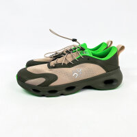 On X LOEWE Cloudsolo Womens Sneakers, EU 44, Khaki Green/Sand, recycled polyester