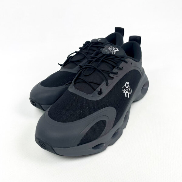 On X LOEWE Cloudsolo Mens Sneakers, EU 44, Black, Recycled Polyester