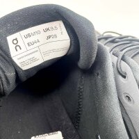 On X LOEWE Cloudsolo Mens Sneakers, EU 44, Black, Recycled Polyester