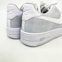 Nike Air Force 1 Flyknit 2 Mens Sneakers EU 42.5 White/Pure Platinum Flyknit