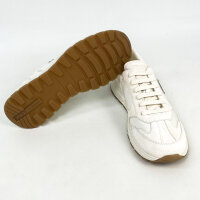 Prada Prax Mens Sneaker, EU 42, Cream, Calfskin, 2EE455