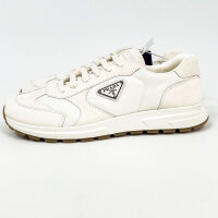 Prada Prax Mens Sneaker, EU 42, Cream, Calfskin, 2EE455