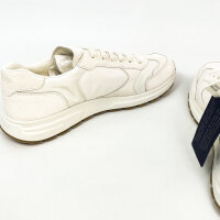 Prada Prax Mens Sneaker, EU 42, Cream, Calfskin, 2EE455