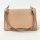 Francesco Italy BG016 Damen-Pochette, Rosa, Strassgriff & Goldkette, Pelle,  18 x 12 x 7 cm, BG016 SC/TVR
