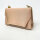 Francesco Italy BG016 Damen-Pochette, Rosa, Strassgriff & Goldkette, Pelle,  18 x 12 x 7 cm, BG016 SC/TVR