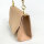 Francesco Italy BG016 Damen-Pochette, Rosa, Strassgriff & Goldkette, Pelle,  18 x 12 x 7 cm, BG016 SC/TVR