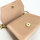 Francesco Italy BG016 Damen-Pochette, Rosa, Strassgriff & Goldkette, Pelle,  18 x 12 x 7 cm, BG016 SC/TVR