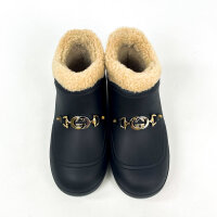 Gucci GG Horsebit Damen Stiefeletten, EU 36, Schwarz, Gummi.627890