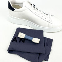 Hogan H580 Lace-Up H Profile Mens Sneaker, White, Leather, EU41.5