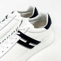 Hogan H580 Lace-Up H Profile Mens Sneaker, White, Leather, EU41.5