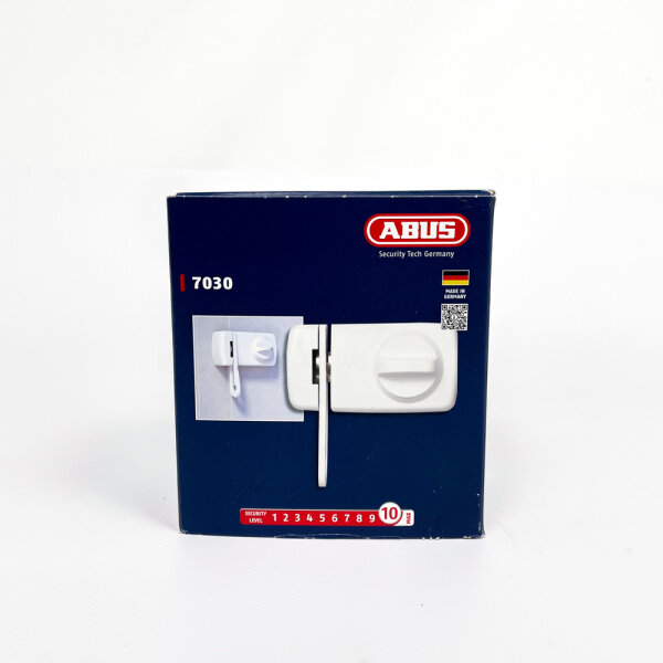ABUS Zusatzschloss 7030 mit Sperrbügel und Drehknauf Braun, 10053274-01