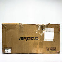 AIRGOO AG-60, potters wheel, ceramic machine, clay processing, 250 W, 300 rpm, 280 mm, aluminum, 220–240 V, foot pedal, modeling tool, black