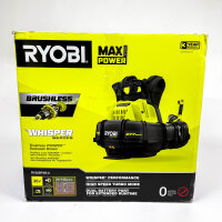 RYOBI Brushless Cordless Leaf Blower MAX POWER 36 V Leaf Blower without battery and charger RY36BPXB-0 5133005947